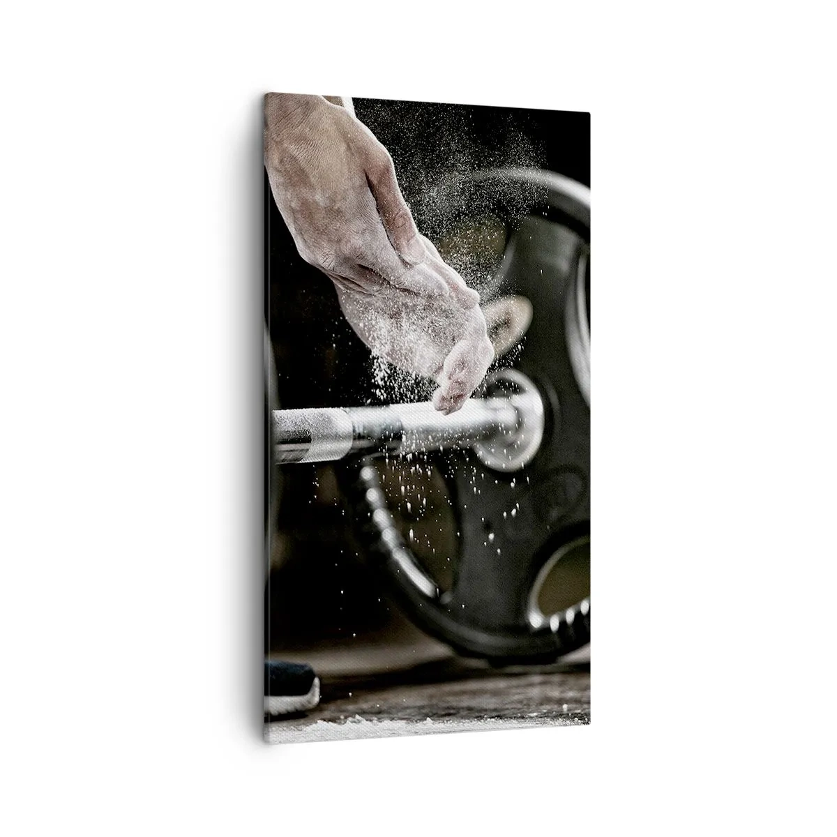 Lærredstryk - Billede på lærred - Udfordringen er taget imod! - 45x80 cm