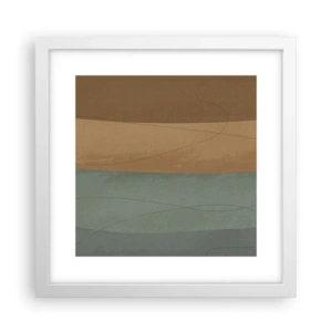 Plakat i hvid ramme - Vandret sammensætning - 30x30 cm