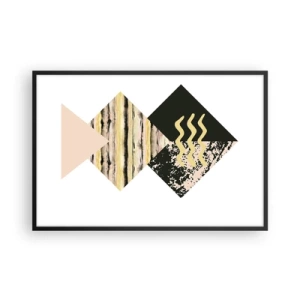 Plakat i sort ramme - Ikke så simpelt - 91x61 cm