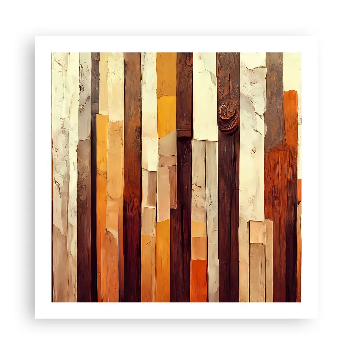 Plakat - Hymne af skovens træer - 60x60 cm
