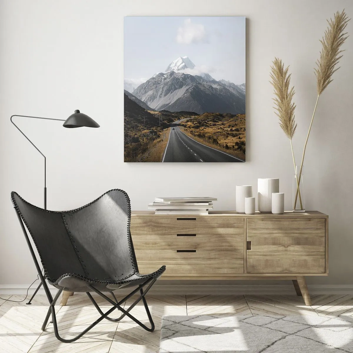 Billede på glas - Vejen til hjerte - 50x70 cm
