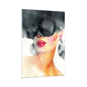 Billede på glas - Hemmeligheden bag elegance - 50x70 cm