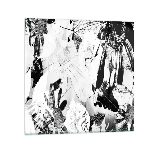 Billede på glas - Efterår i det negative - 40x40 cm