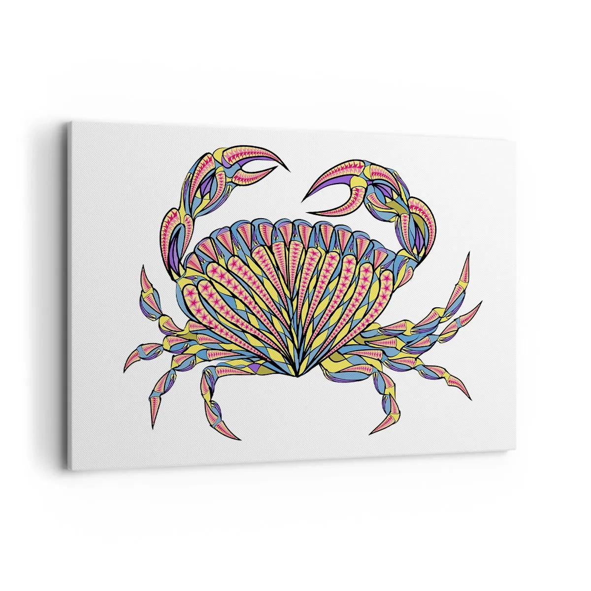 Lærredstryk - Billede på lærred - Havsmykker - 120x80 cm