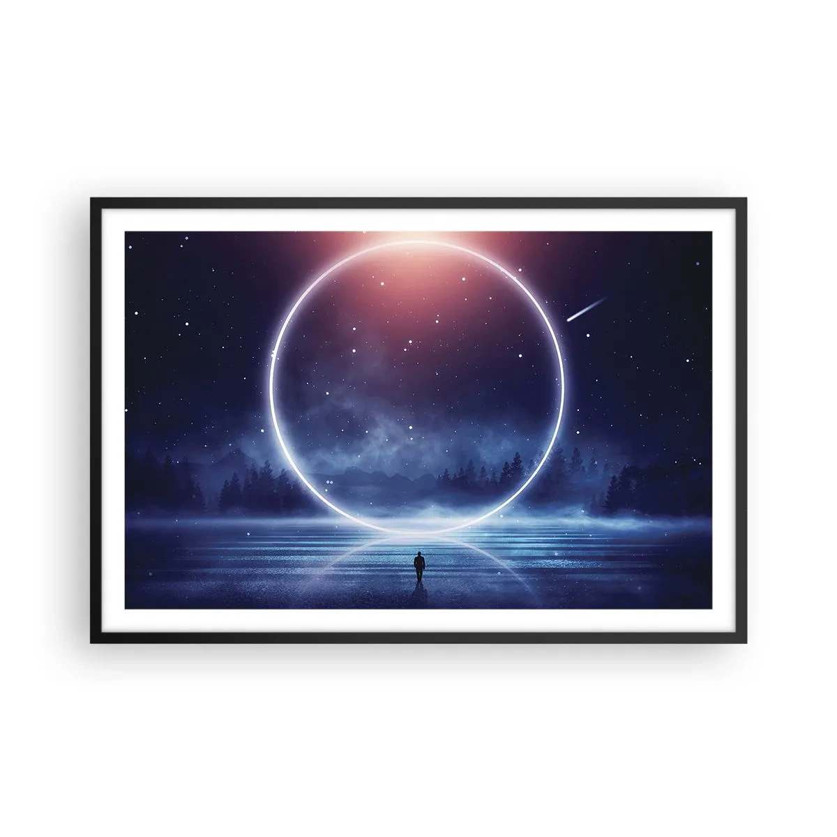 Plakat i sort ramme - De er allerede her... - 91x61 cm