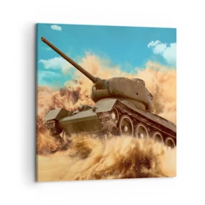 Lærredstryk - Billede på lærred - Ikke at slå - 50x50 cm