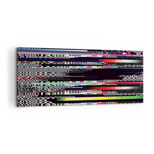 Lærredstryk - Billede på lærred - Det kontrollerede billede af virkeligheden - 100x40 cm