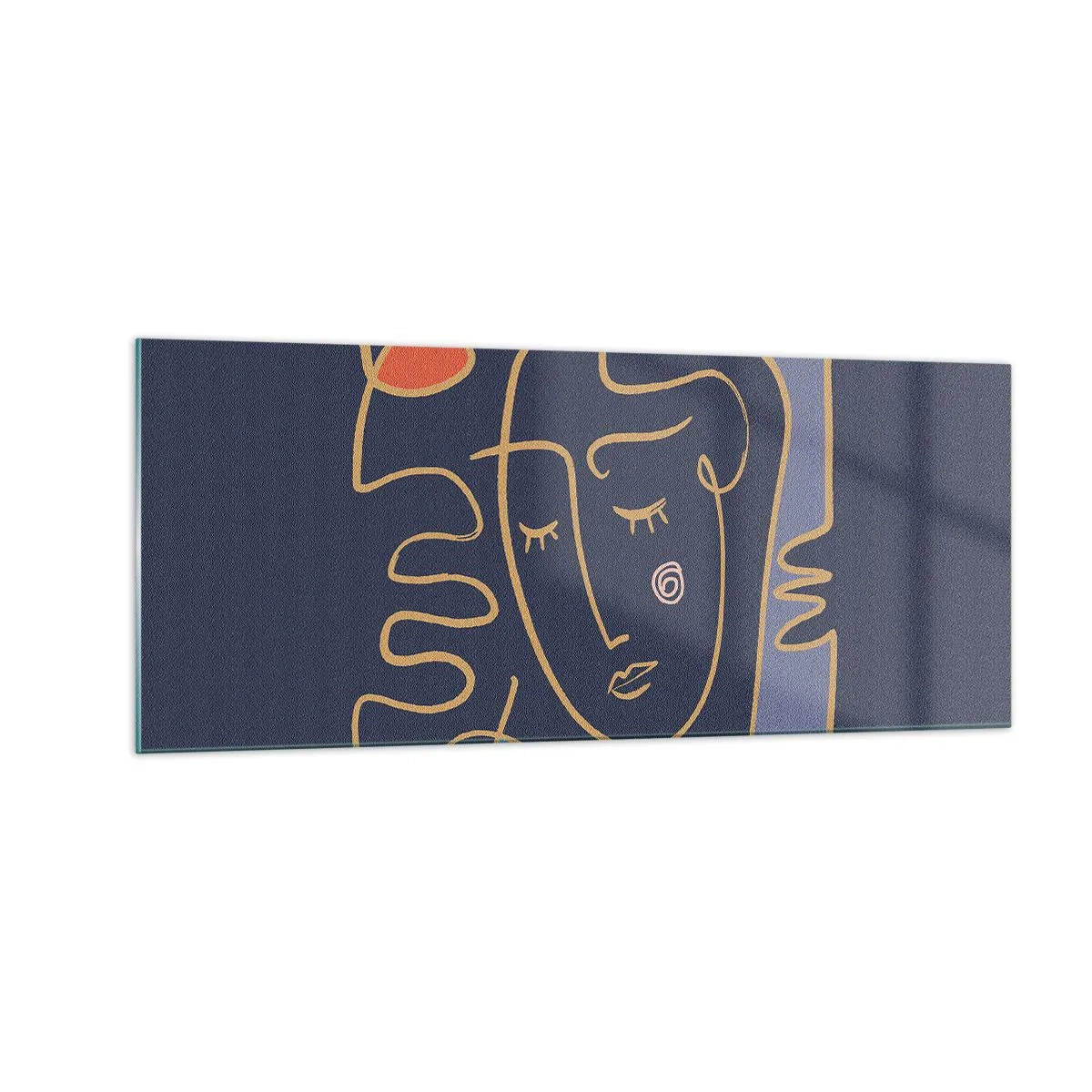 Billede på glas - I drømmerier - 100x40 cm