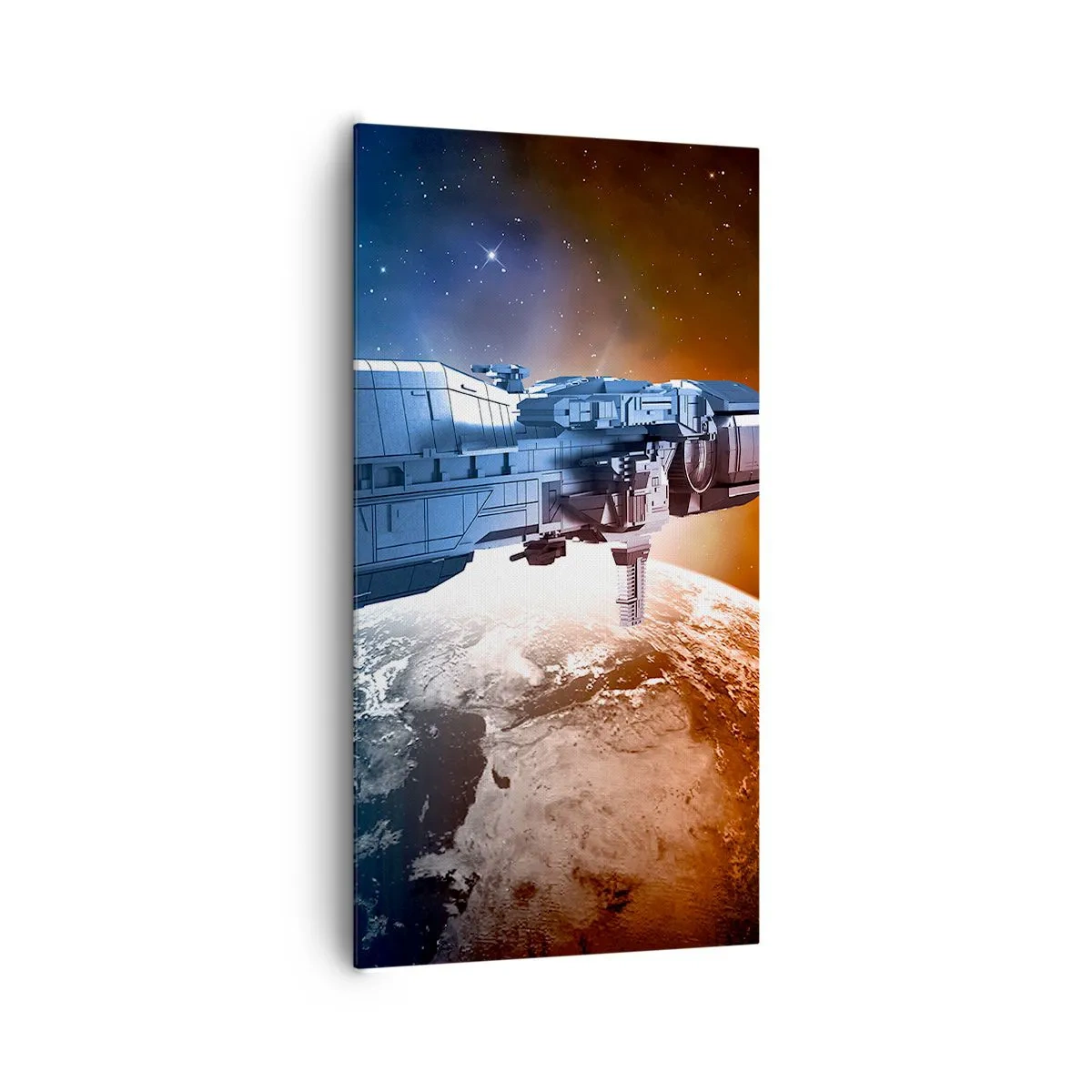 Lærredstryk - Billede på lærred - Forsigtig observatør - 65x120 cm