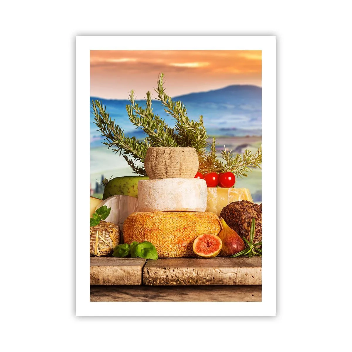 Plakat - Italiensk livsglæde - 50x70 cm