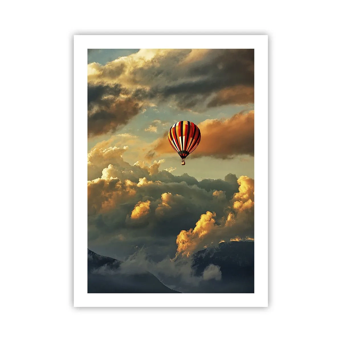 Plakat - Jeg går, fordi jeg vil - 50x70 cm