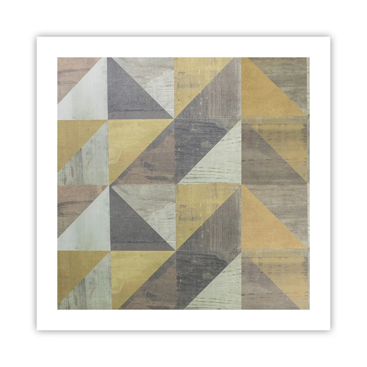 Plakat - Ved trekantens vinkel - 50x50 cm