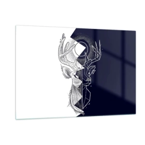 Billede på glas - Modsætningernes kamp og enhed - 120x80 cm