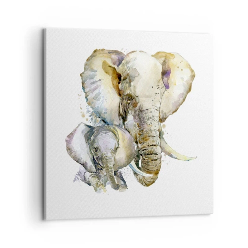 Lærredstryk - Billede på lærred - Der er intet sted som hos mor - 60x60 cm