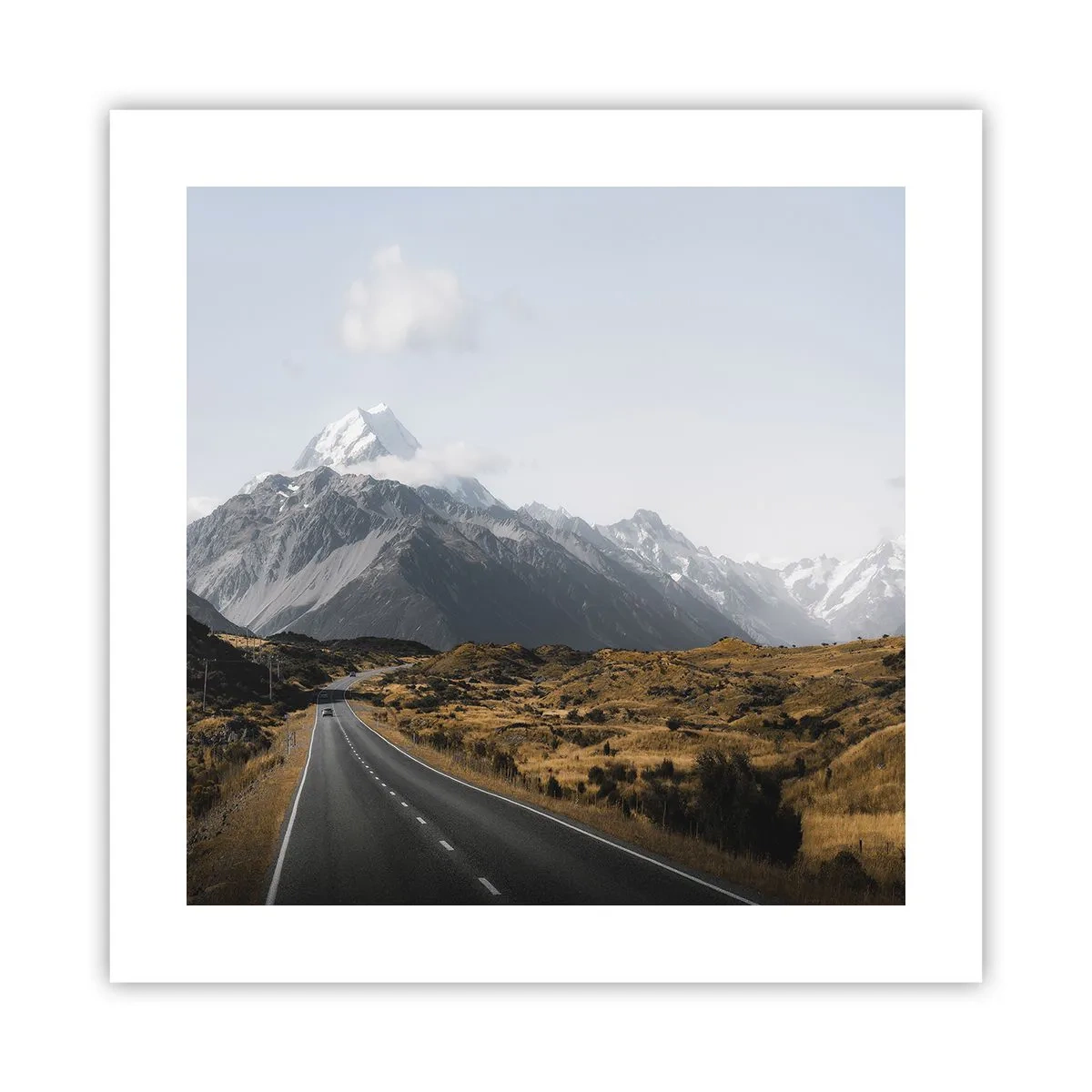 Plakat - Vejen til hjerte - 40x40 cm