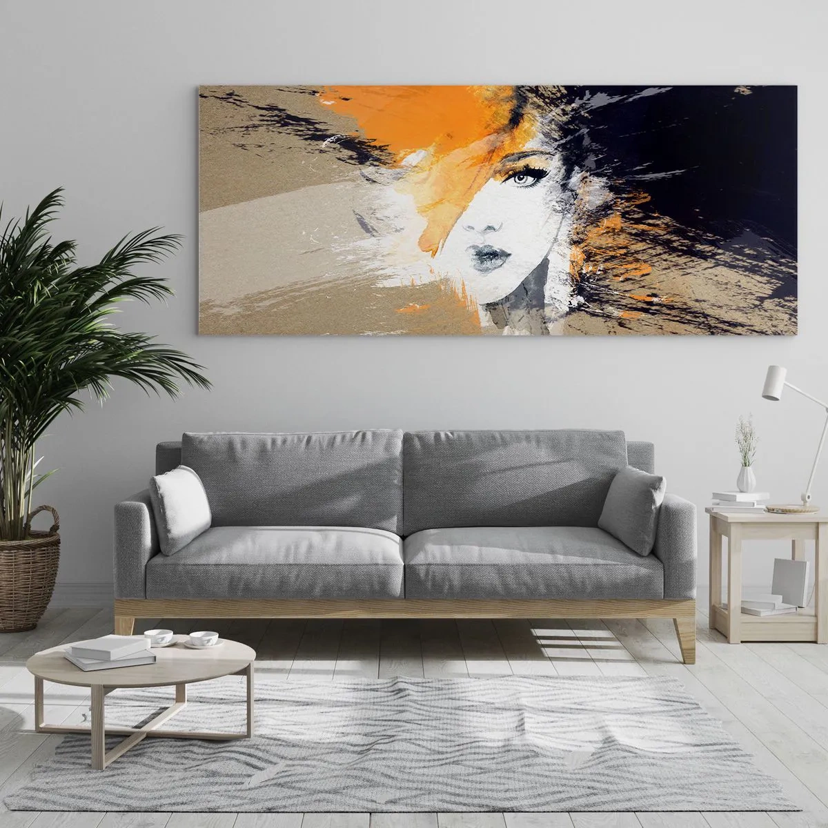 Billede på glas - Og det bliver let - 100x40 cm