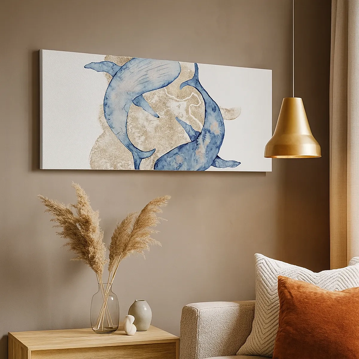 Lærredstryk - Billede på lærred - Venskab eller kærlighed? - 30x30 cm