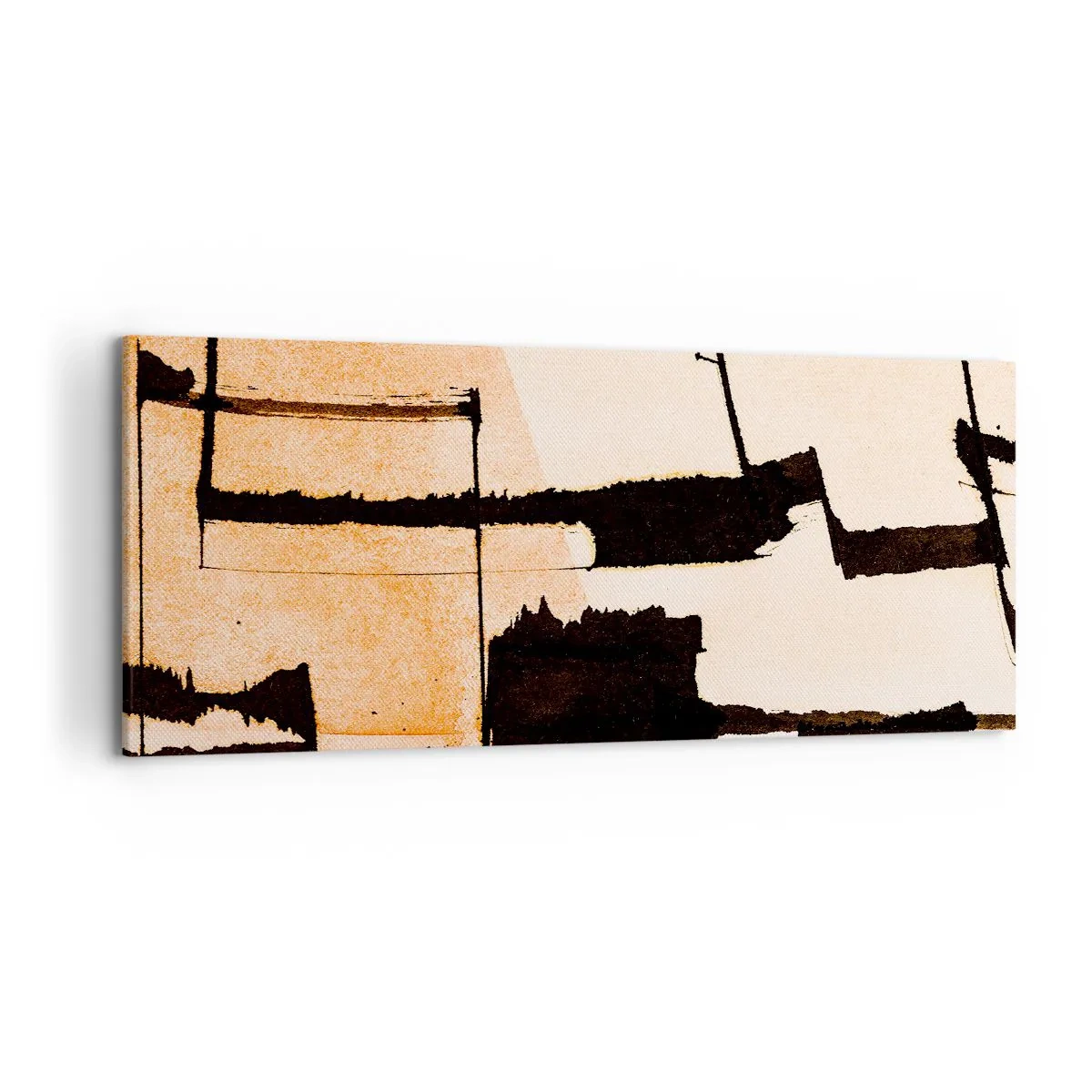 Lærredstryk - Billede på lærred - Og alligevel orden - 120x50 cm