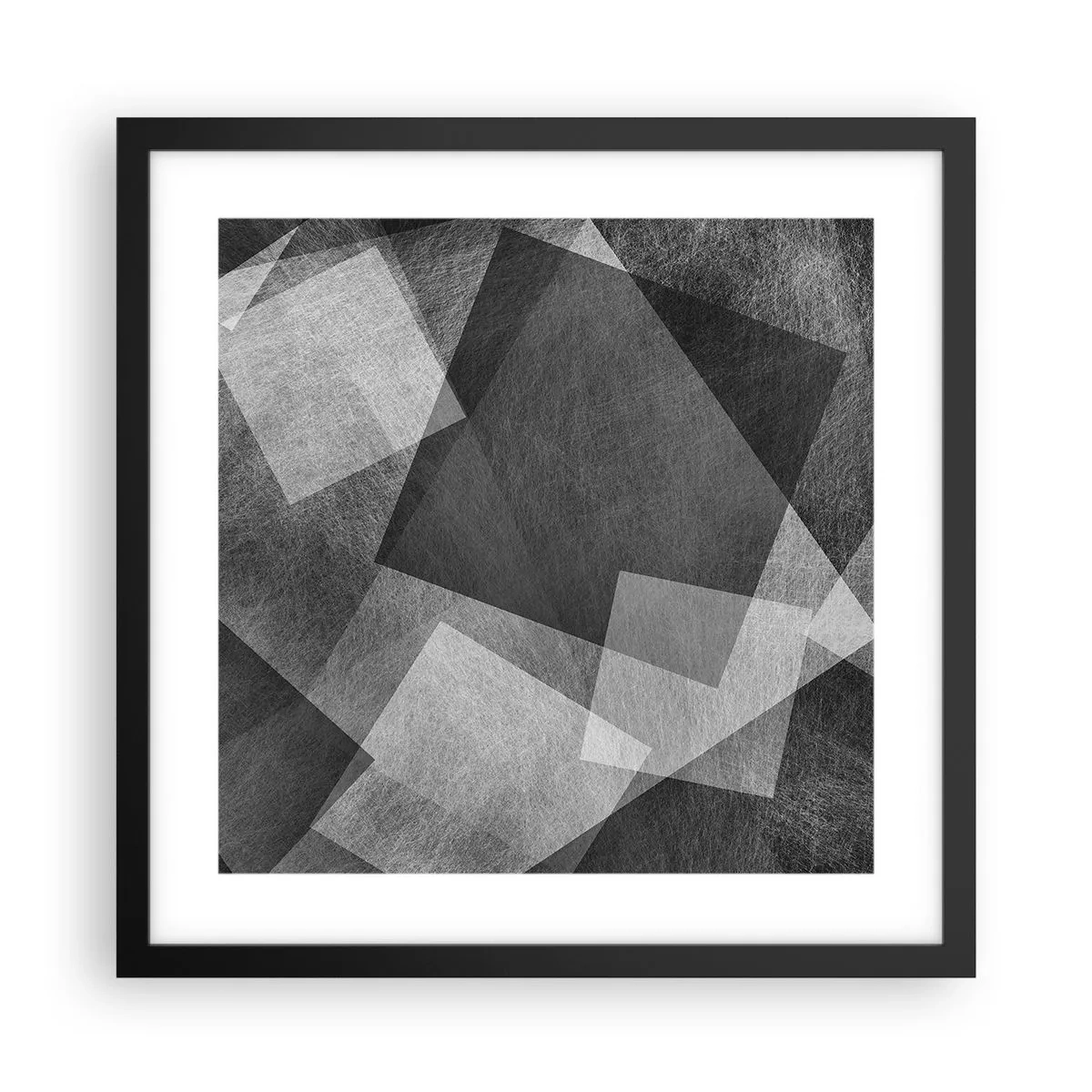 Plakat i sort ramme - Et evigt symbol på bestandighed og orden - 40x40 cm