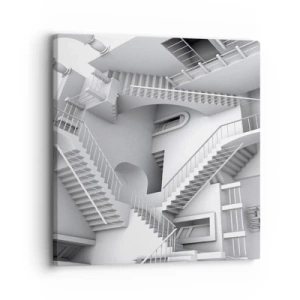 Lærredstryk - Billede på lærred - Rummets paradokser - 30x30 cm