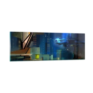 Billede på glas - I den nærmeste fremtid - 90x30 cm