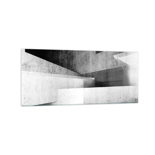 Billede på glas - Rummet struktur - 120x50 cm