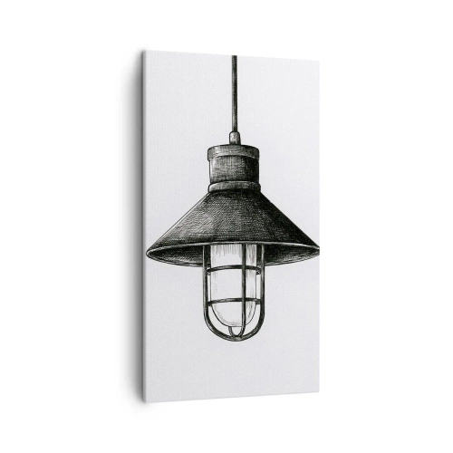 Lærredstryk - Billede på lærred - Som for mange år siden... - 45x80 cm