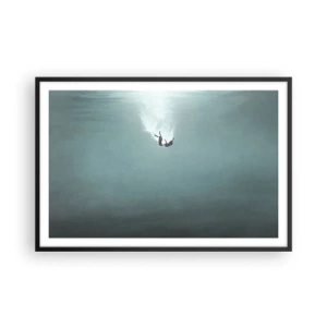 Plakat i sort ramme - I havets favntag - 91x61 cm