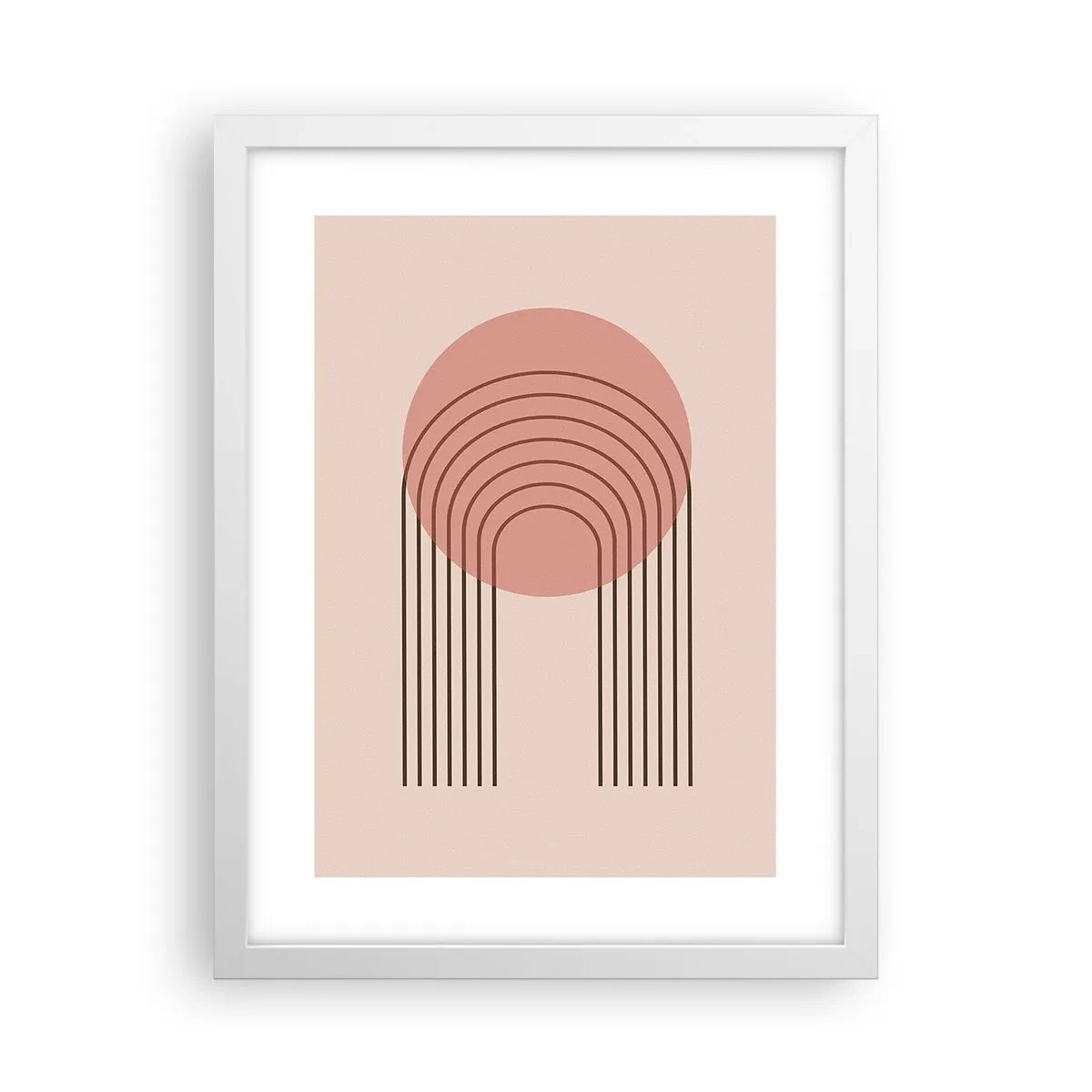 Plakat i hvid ramme - Uimodståelig tiltrækningskraft - 30x40 cm