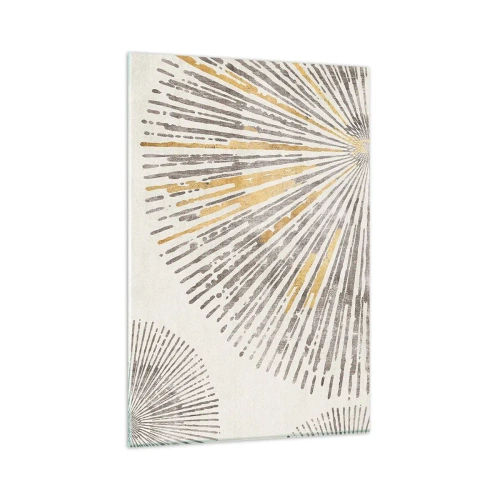 Billede på glas - Skønheden i en rokke - 80x120 cm