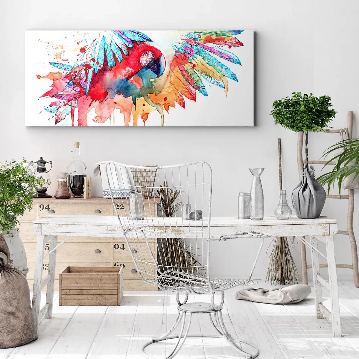 Lærredstryk - Billede på lærred - . - 90x30 cm