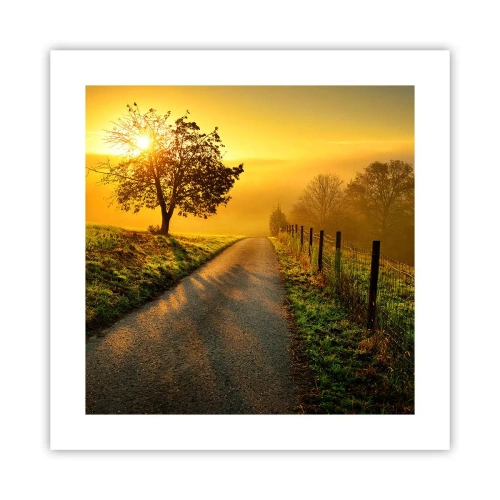 Plakat - Kære eftermiddag - 40x40 cm