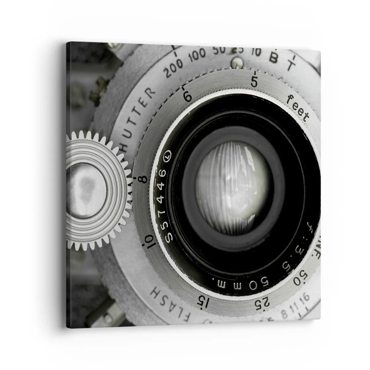 Lærredstryk - Billede på lærred - Historien om Hollywood - 40x40 cm