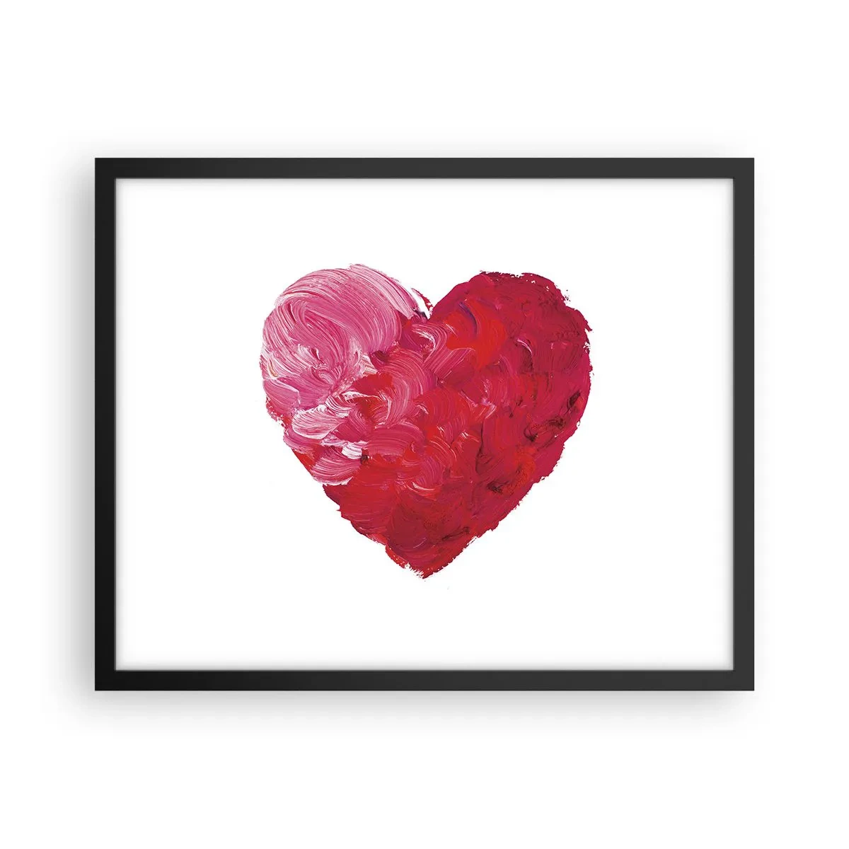 Plakat i sort ramme - All you need is love - 50x40 cm