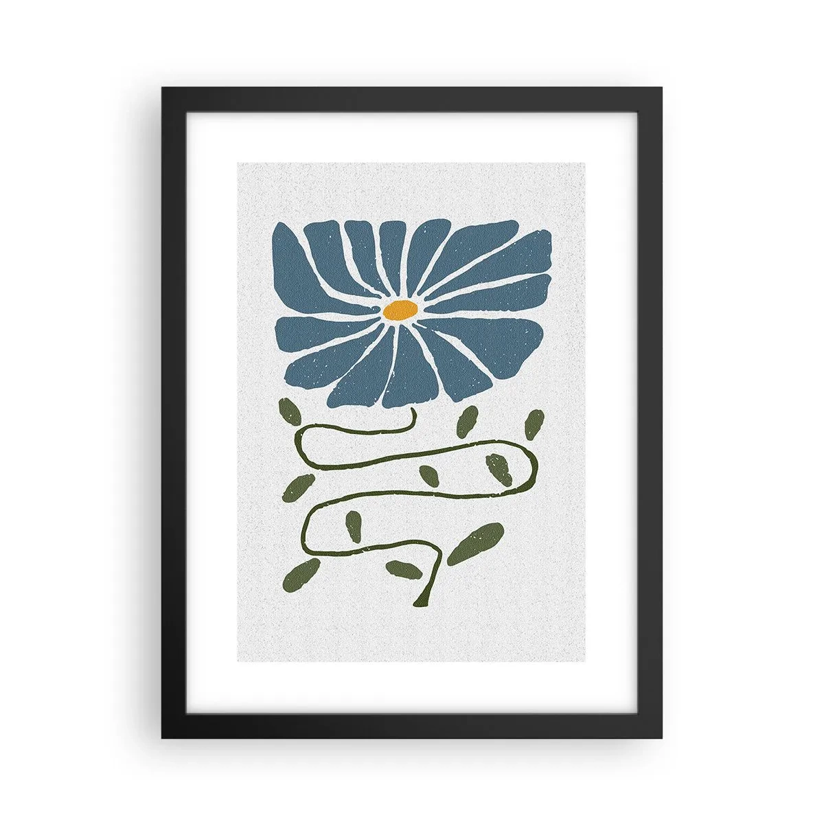 Plakat i sort ramme - Fra kvist til blomst - 30x40 cm