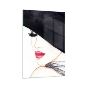 Billede på glas - Elegance og sensualitet - 70x100 cm