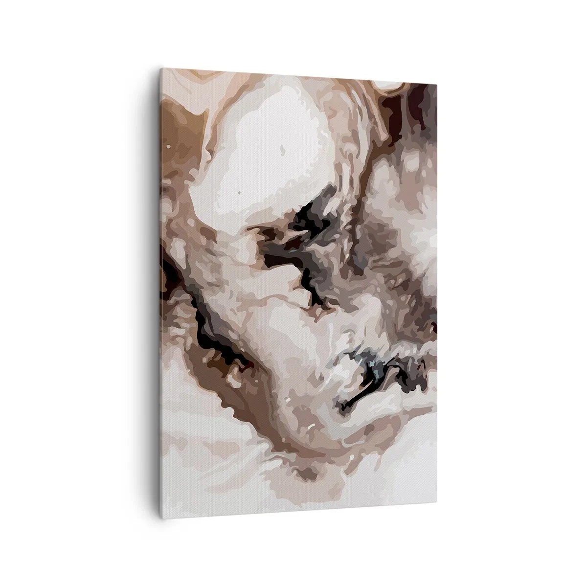 Lærredstryk - Billede på lærred - En galakses fødsel - 70x100 cm