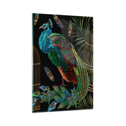 Billede på glas - I kongelige gevandter - 80x120 cm