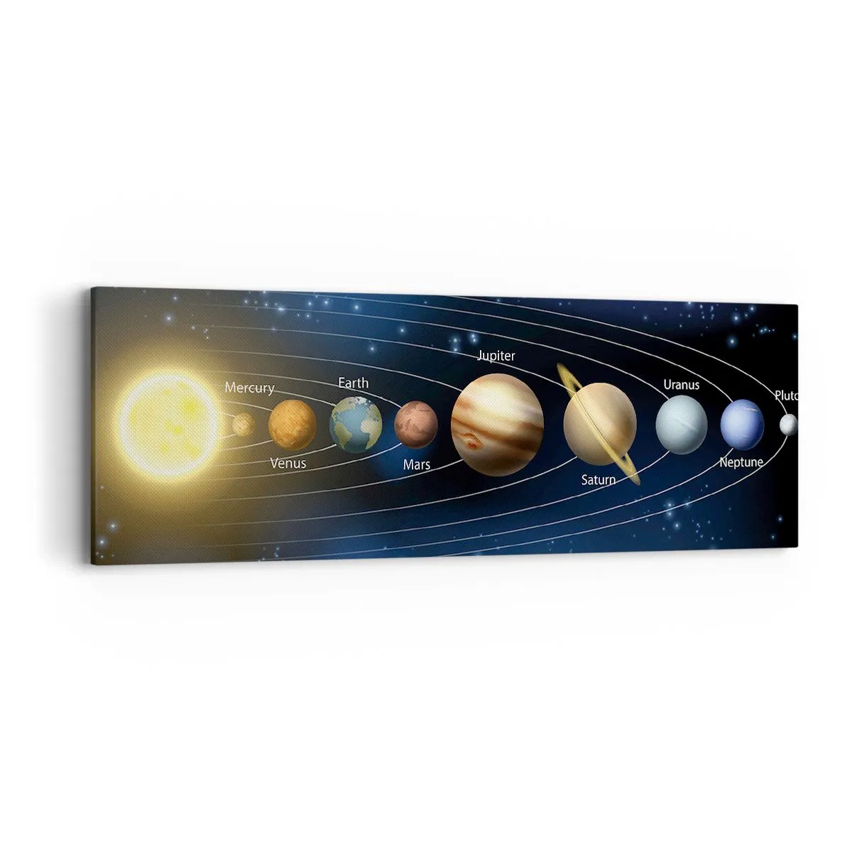 Lærredstryk - Billede på lærred - En ud af ti - 90x30 cm