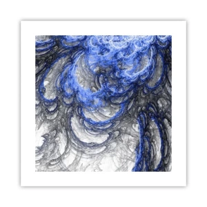 Plakat - En bølges fødsel - 40x40 cm