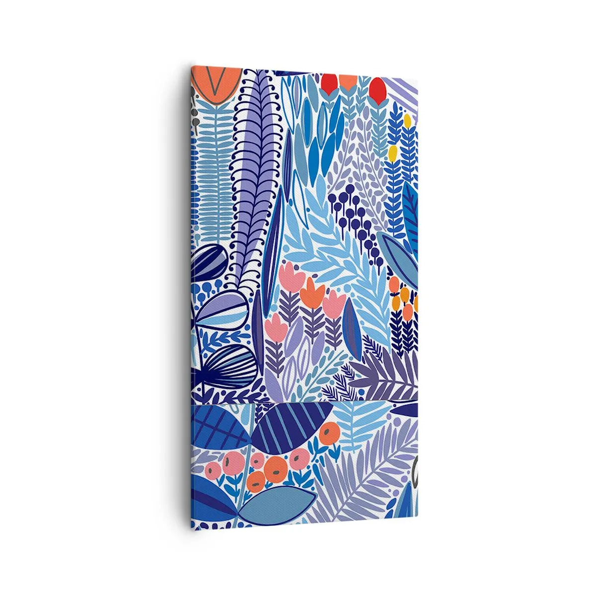 Lærredstryk - Billede på lærred - Hawaiiansk have - 55x100 cm