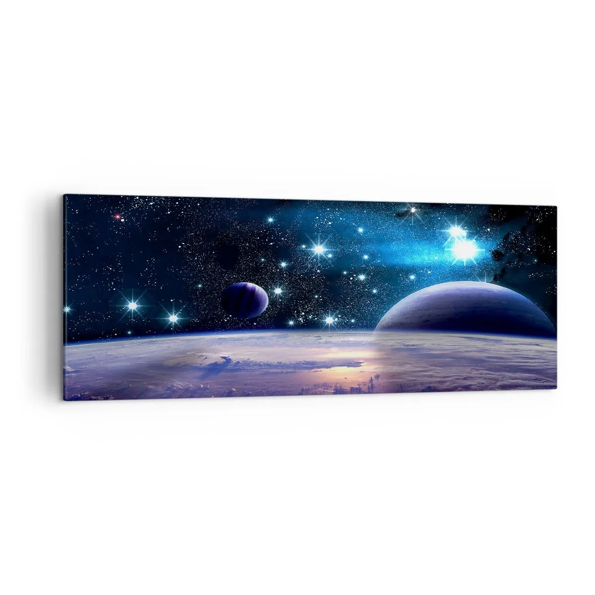 Lærredstryk - Billede på lærred - Er du stadig alene? - 140x50 cm
