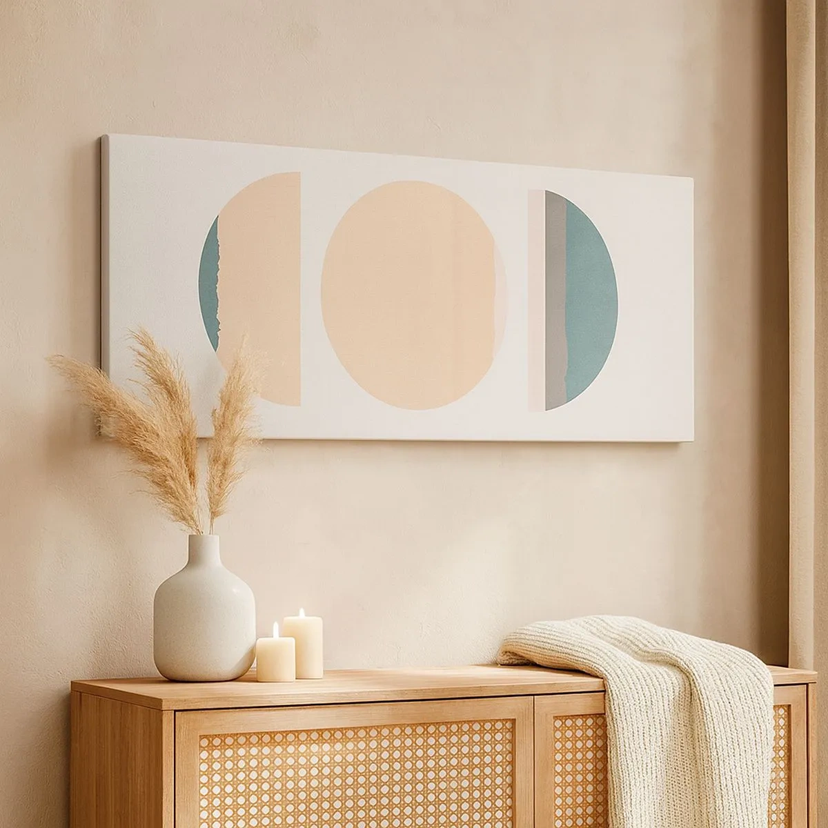 Lærredstryk - Billede på lærred - Hjul for hjul - 100x40 cm