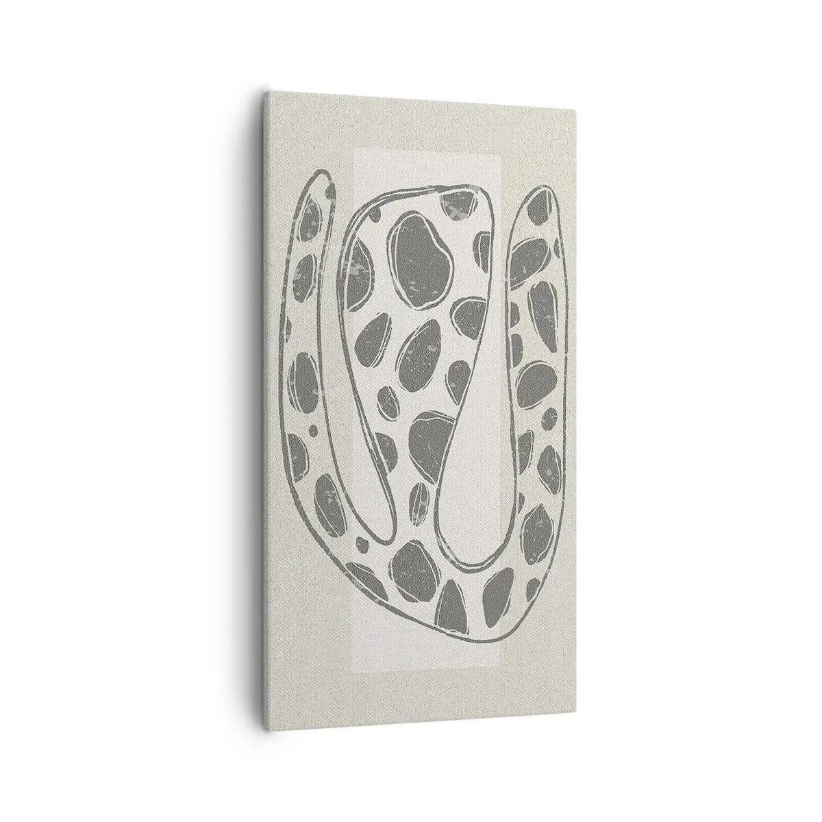 Lærredstryk - Billede på lærred - Bizart væsen - 55x100 cm