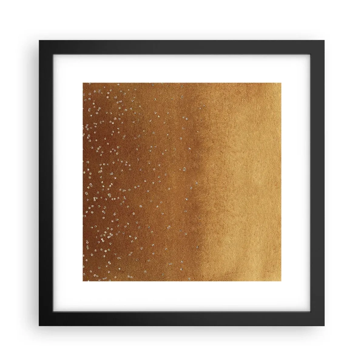 Plakat i sort ramme - Lysets fødsel - 30x30 cm