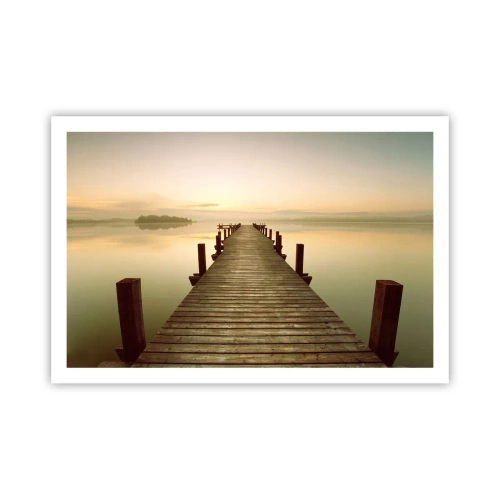 Plakat - Før daggry, daggry, lys - 91x61 cm