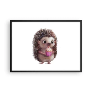 Plakat i sort ramme - Fejring er hver dag - 70x50 cm