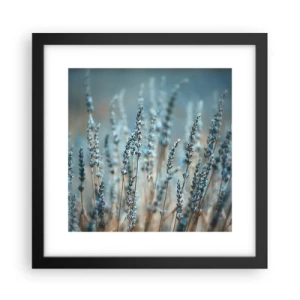 Plakat i sort ramme - Duftende plet - 30x30 cm