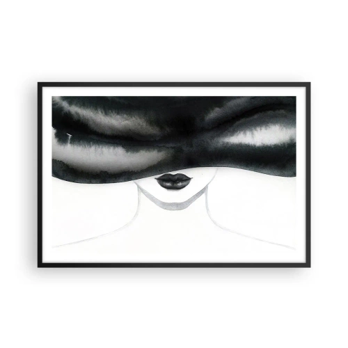Plakat i sort ramme - Et sensuelt mysterium - 91x61 cm