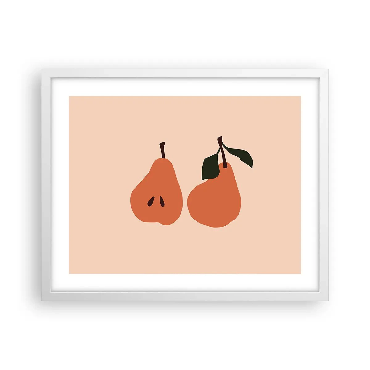 Plakat i hvid ramme - Sødmen selv - 50x40 cm